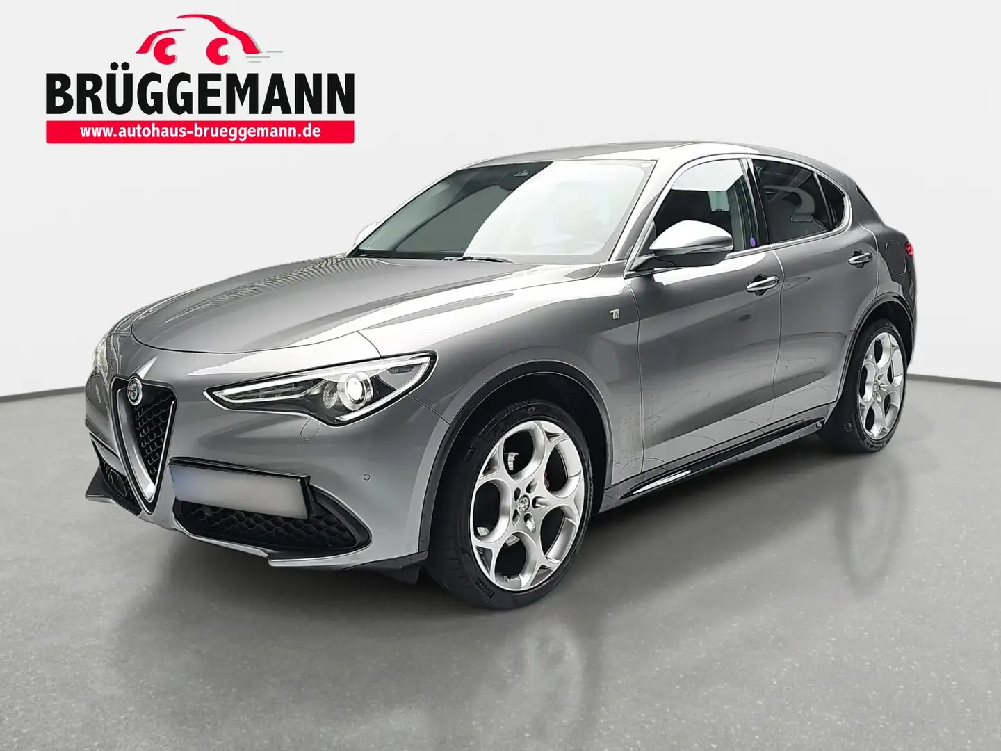 Alfa Romeo Stelvio STELVIO 2.0 TURBO 16V Q4 LUSSO TI AUTO. NAVI LEDER Gri - 1
