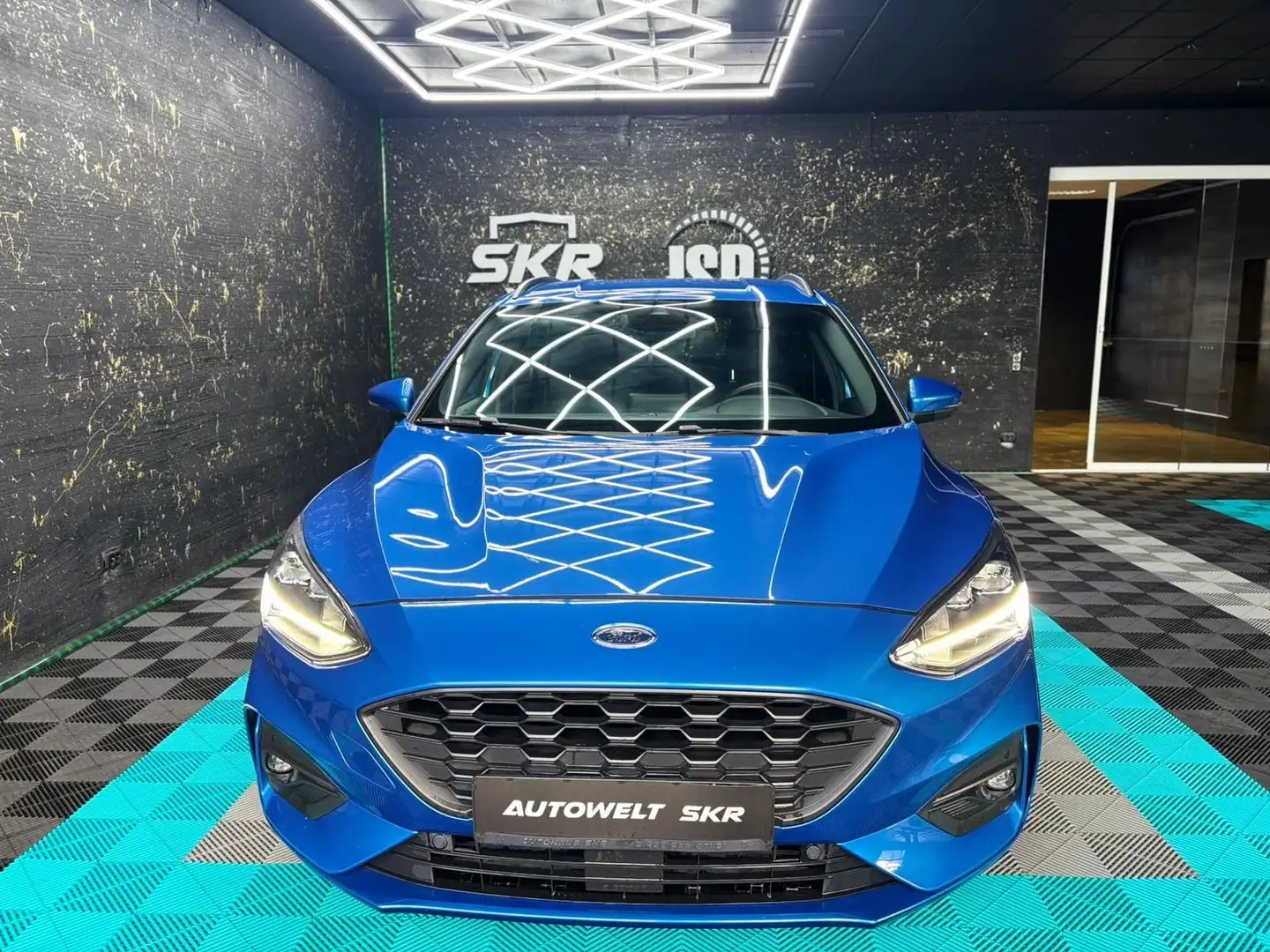 Ford Focus Turnier ST-Line/RKF/SHZ/TEMP/1HND Bleu - 2