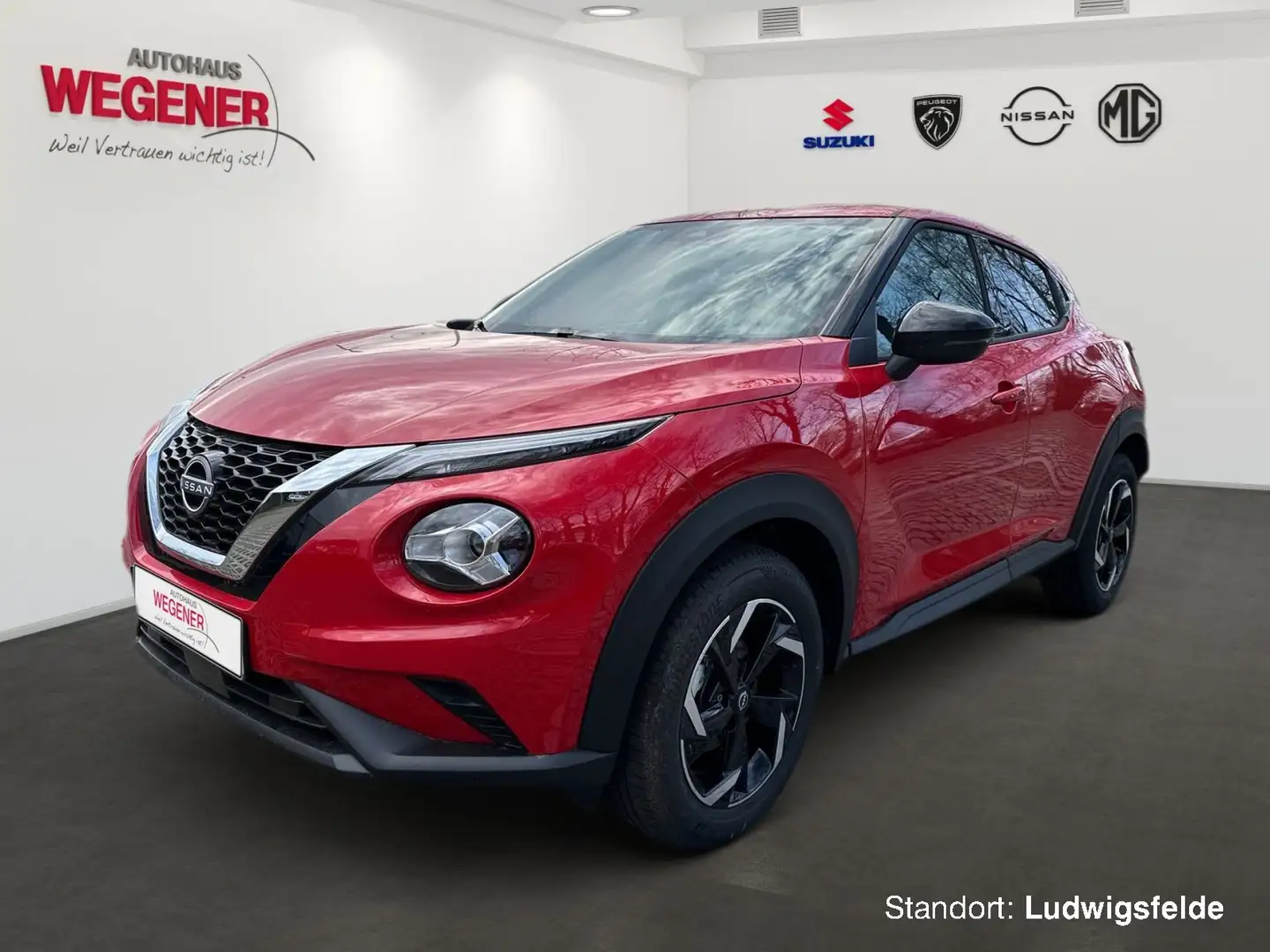 Nissan Juke JUKE N-STYLE 1.0 DIG-T 114PS 6MT 17"LM Bes. DESI Rouge - 1