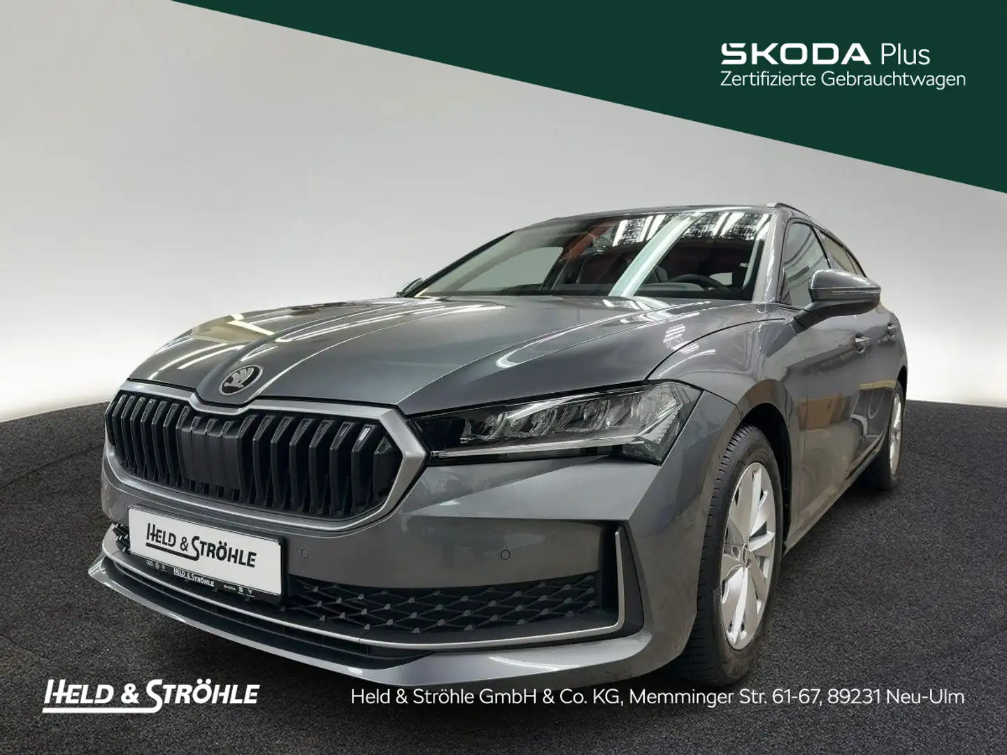 Skoda Superb Combi Selection 1.5 TSI DSG AHK LED NAV Grau - 1