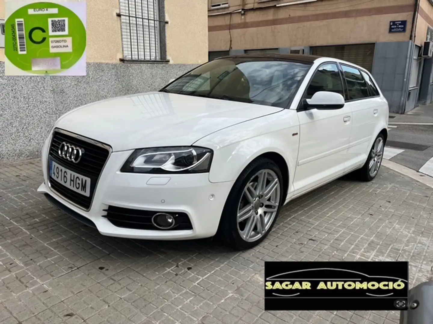 Audi A3 Sportback 1.8 TFSI S Line Edition Blanco - 1