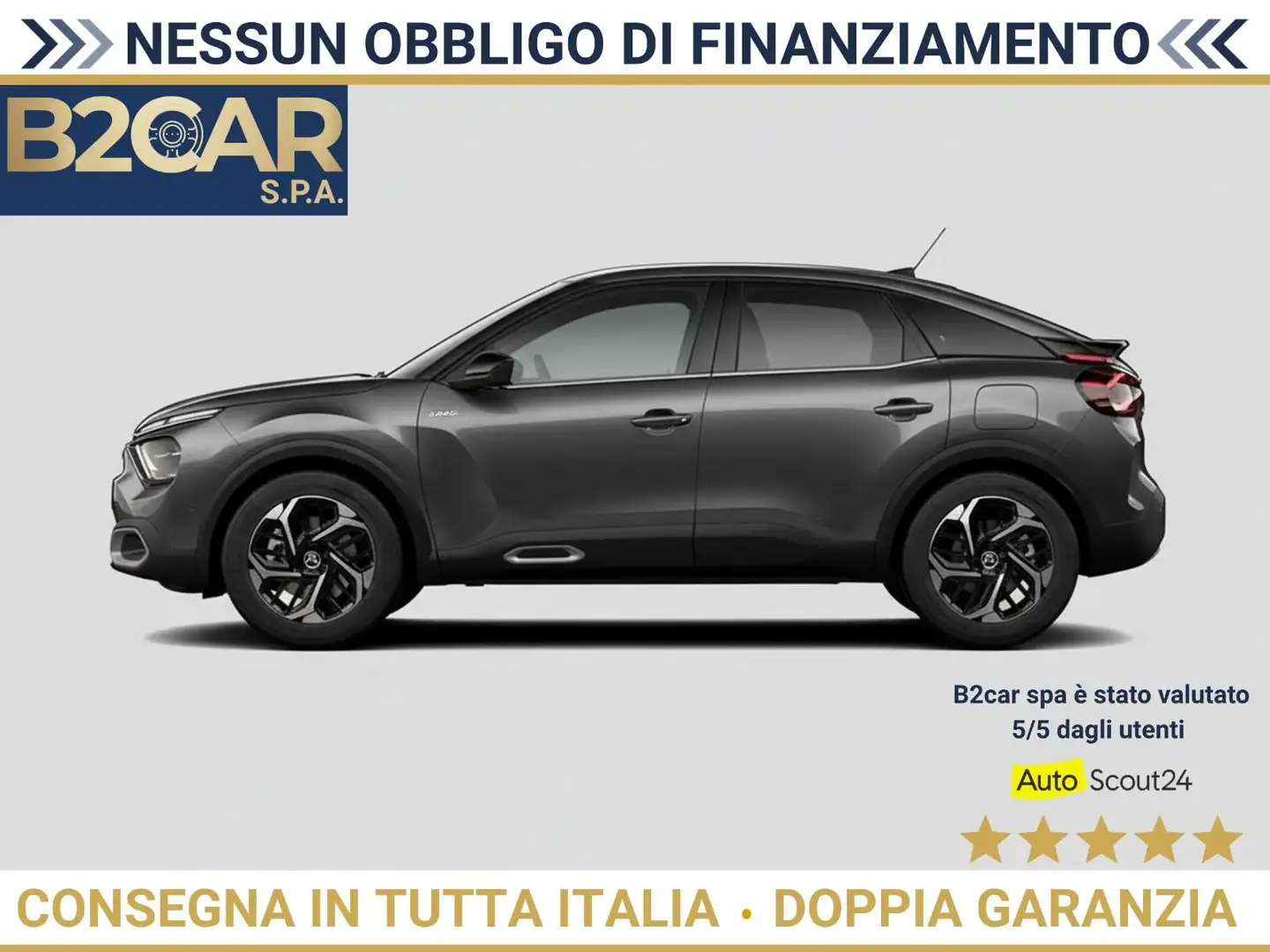 Citroen E-C4 Electric 100 kW 136CV Electric Shine Gris - 2