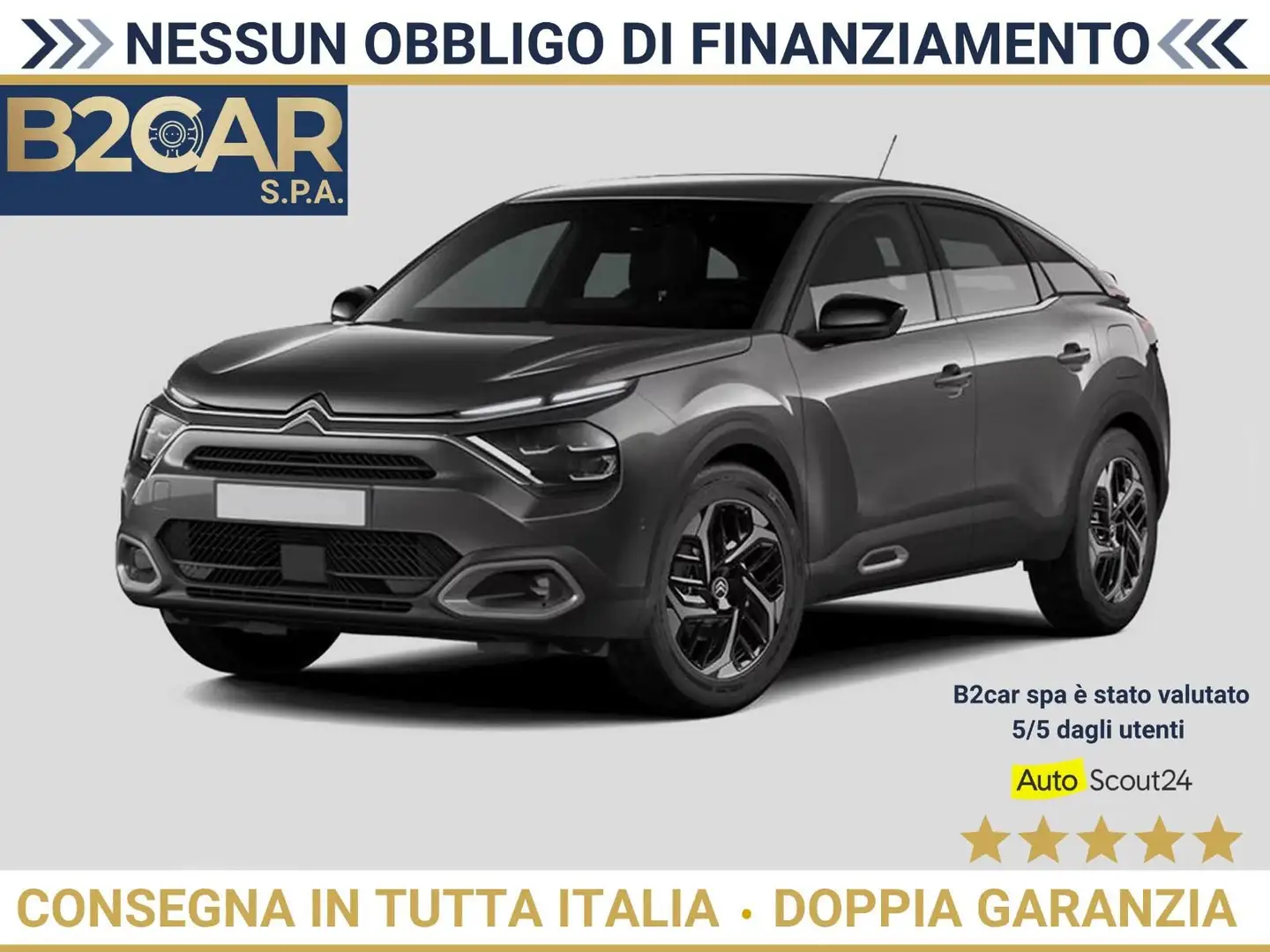 Citroen E-C4 Electric 100 kW 136CV Electric Shine Gris - 1