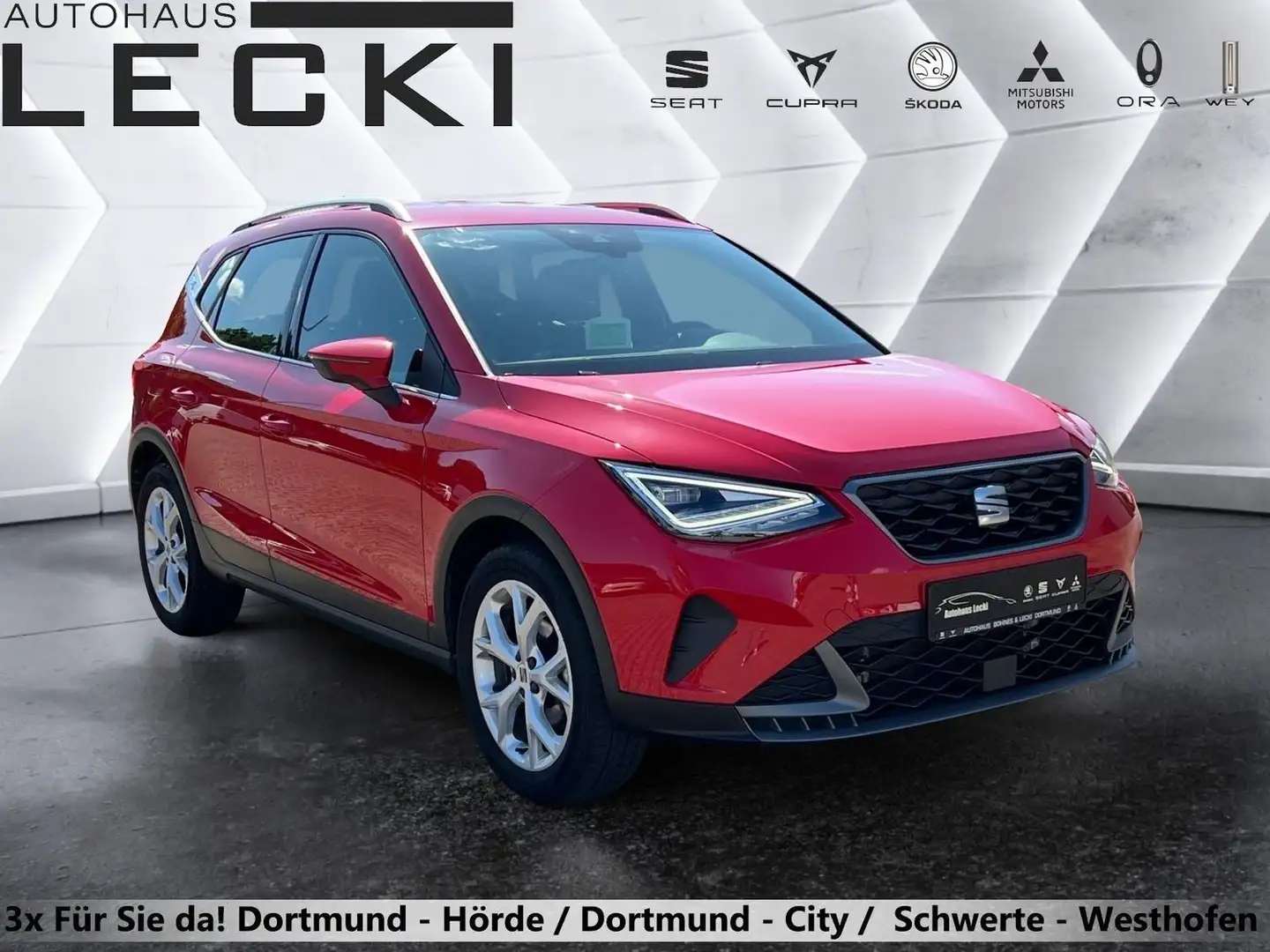 SEAT Arona FR 1.0TSI DSG *WINTERPAKET*NAVI*BLUETOOTH*F-LINK* Rot - 1