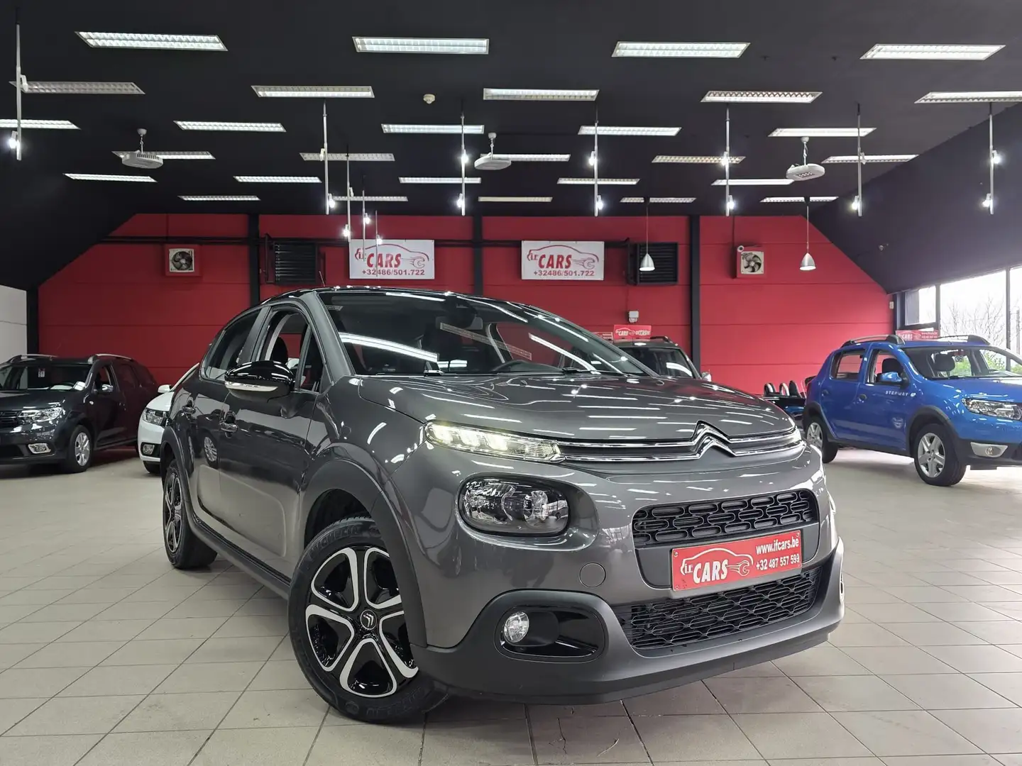 Citroen C3 C3 Pure Tech 110 S**AUTOMAAT*AIRCO*CRUISE-CONTROLE Gris - 1