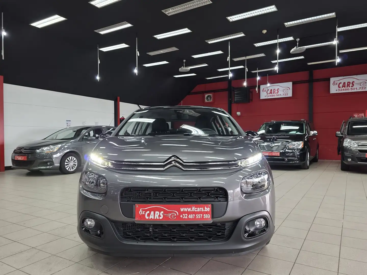 Citroen C3 C3 Pure Tech 110 S**AUTOMAAT*AIRCO*CRUISE-CONTROLE Gris - 2