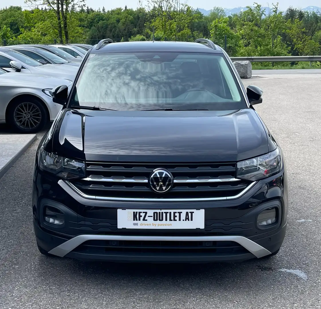 Volkswagen T-Cross TSI*1.Besitz*Garantie*ACC*Navi*AppleC*Virtual* Zwart - 2
