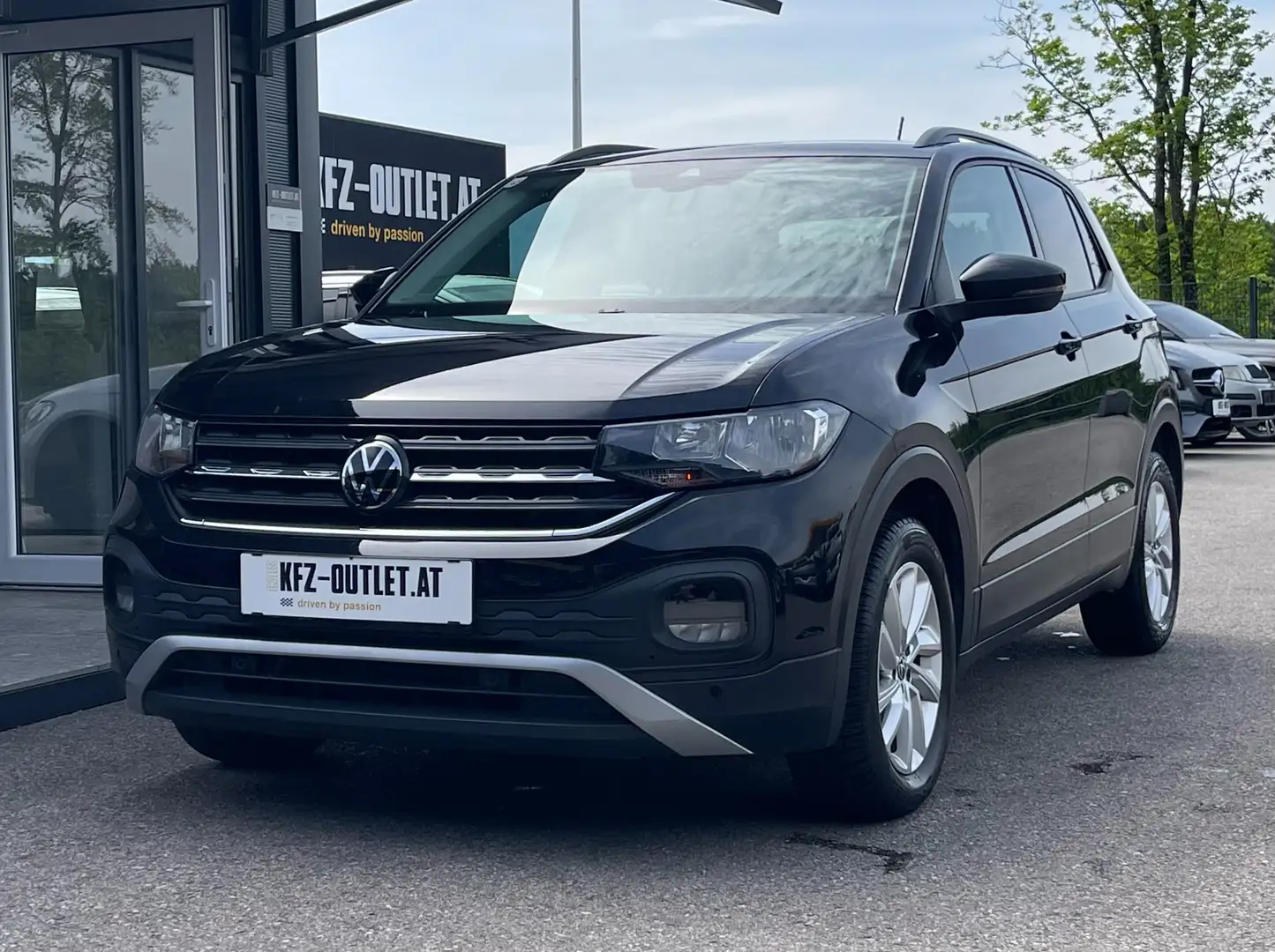 Volkswagen T-Cross TSI*1.Besitz*Garantie*ACC*Navi*AppleC*Virtual* Zwart - 1