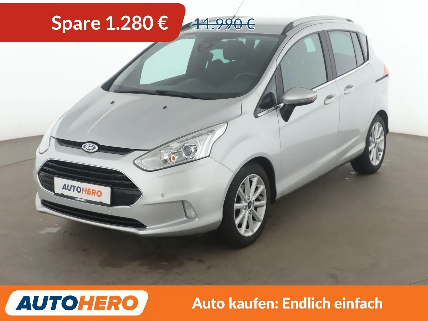 Ford B-Max 1.0 EcoBoost Titanium*NAVI*TEMPO*PDC*SHZ*KLIMA* Grau - 1