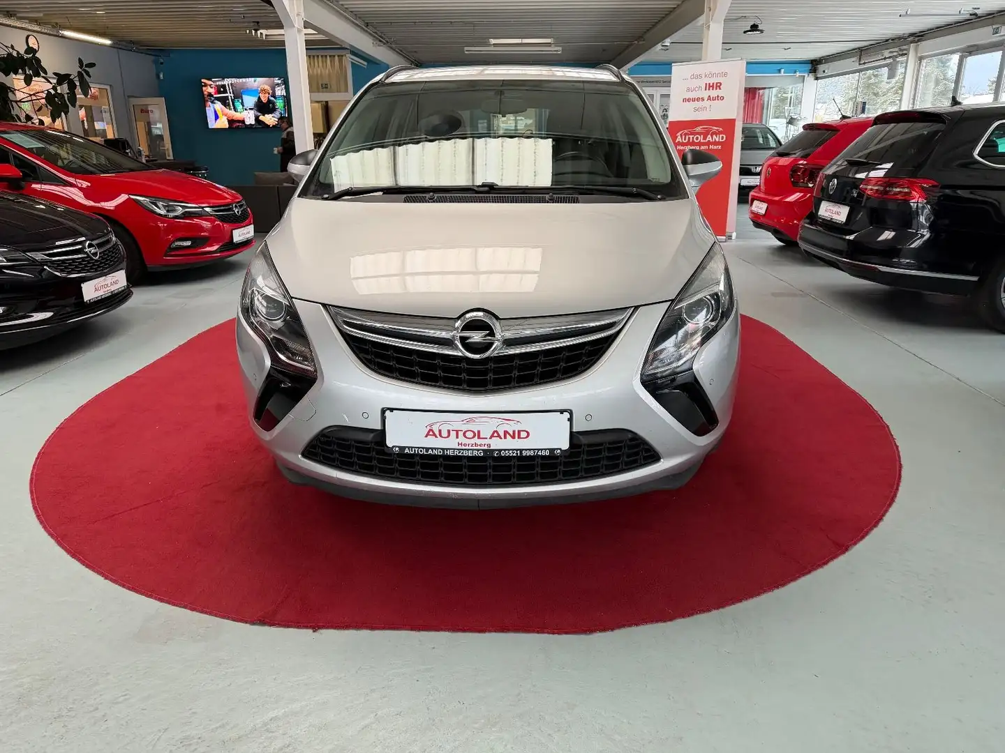 Opel Zafira C Tourer Edition AHK PDC v+h 7-SITZER Silber - 2