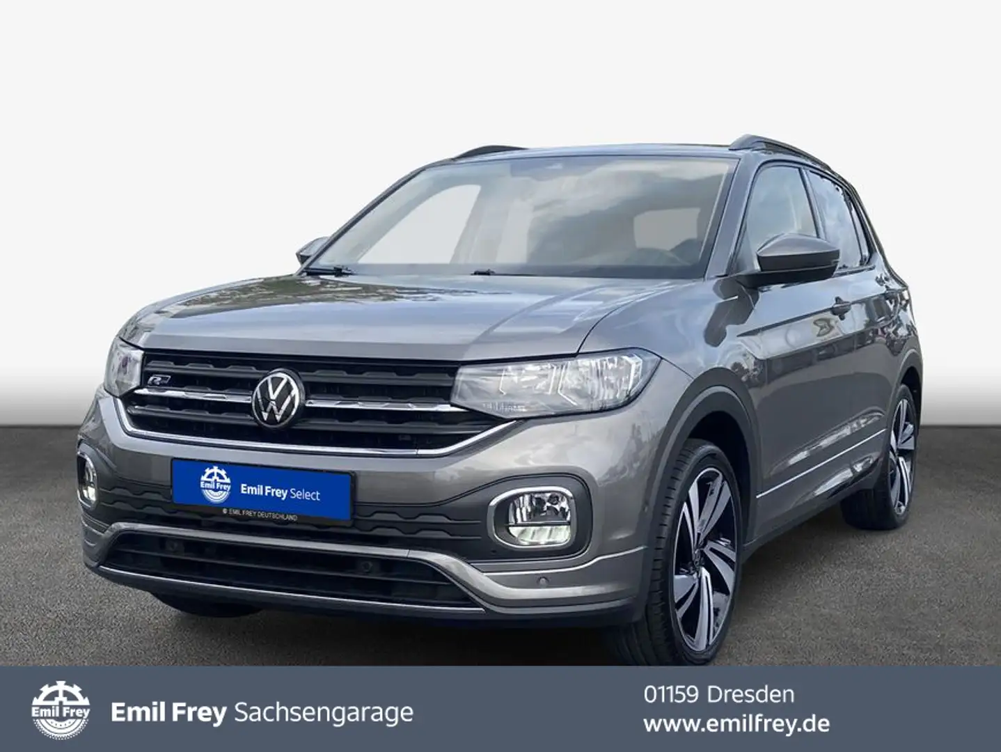Volkswagen T-Cross 1.0 TSI OPF UNITED R-Line Exterieur-Paket Grau - 1
