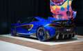 McLaren 600LT Spider V8 MSO 600ch | Immat France BLEU BURTON Pack Carbone 3 Lift À partir de 2150-mois Blau - thumbnail 3