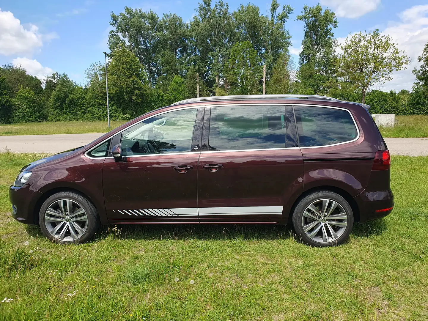 Volkswagen Sharan Sharan Diesel 2.0 TDI DSG 4MOTION (BlueMotion Tech Kırmızı - 1