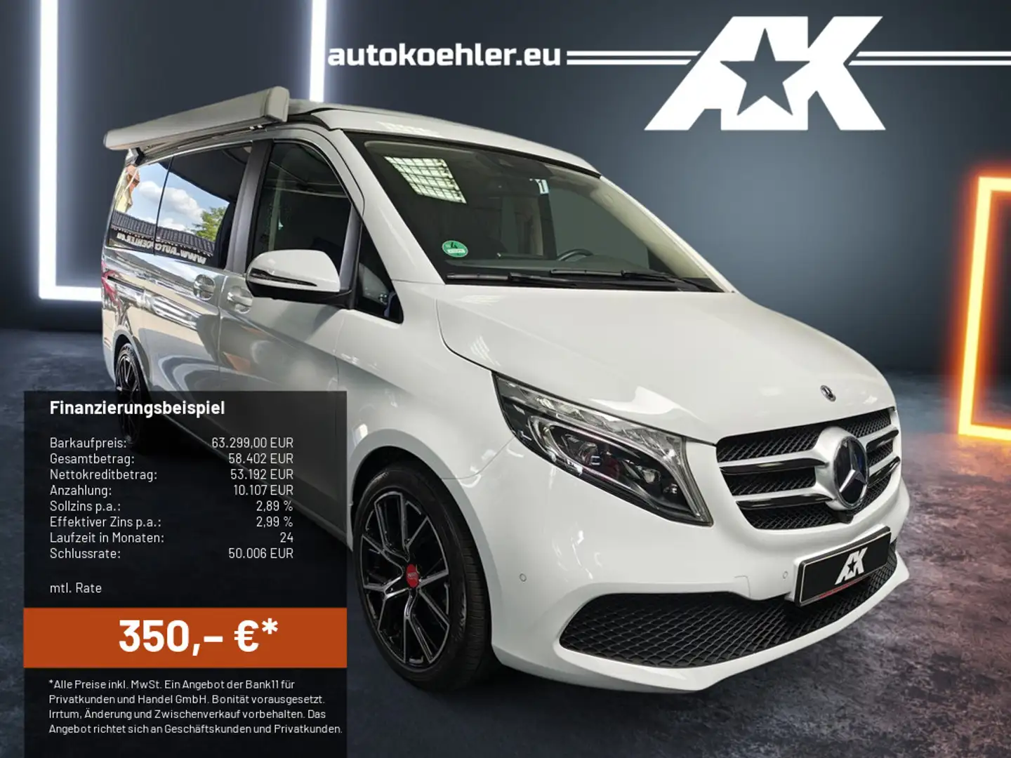 Mercedes-Benz Marco Polo 300 d EDITION Garantie 10/2026 White - 1