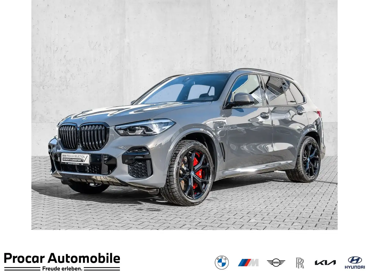 BMW X5 xDrive45e M Sport PANO AHK RFK NAVI Standh. Gris - 1