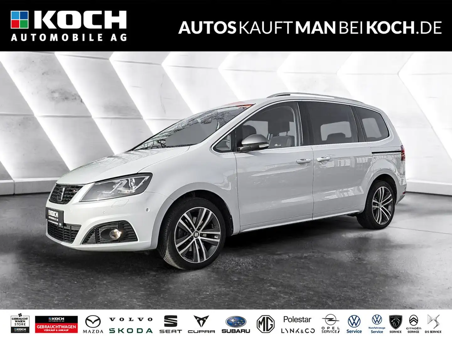 SEAT Alhambra FR-Line 1.4 TSI DSG 7-SITZ XENON NAVI Silber - 1