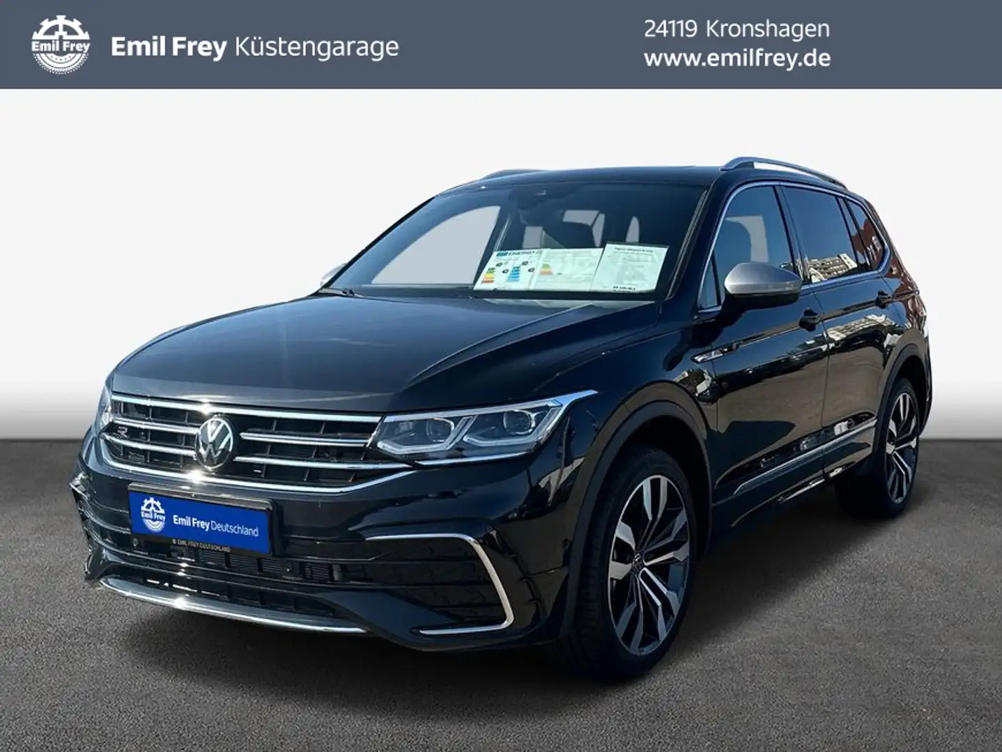 Volkswagen Tiguan Allspace R-Line 2.0 TDI 4MOTION DSG 7-Sit Zwart - 1