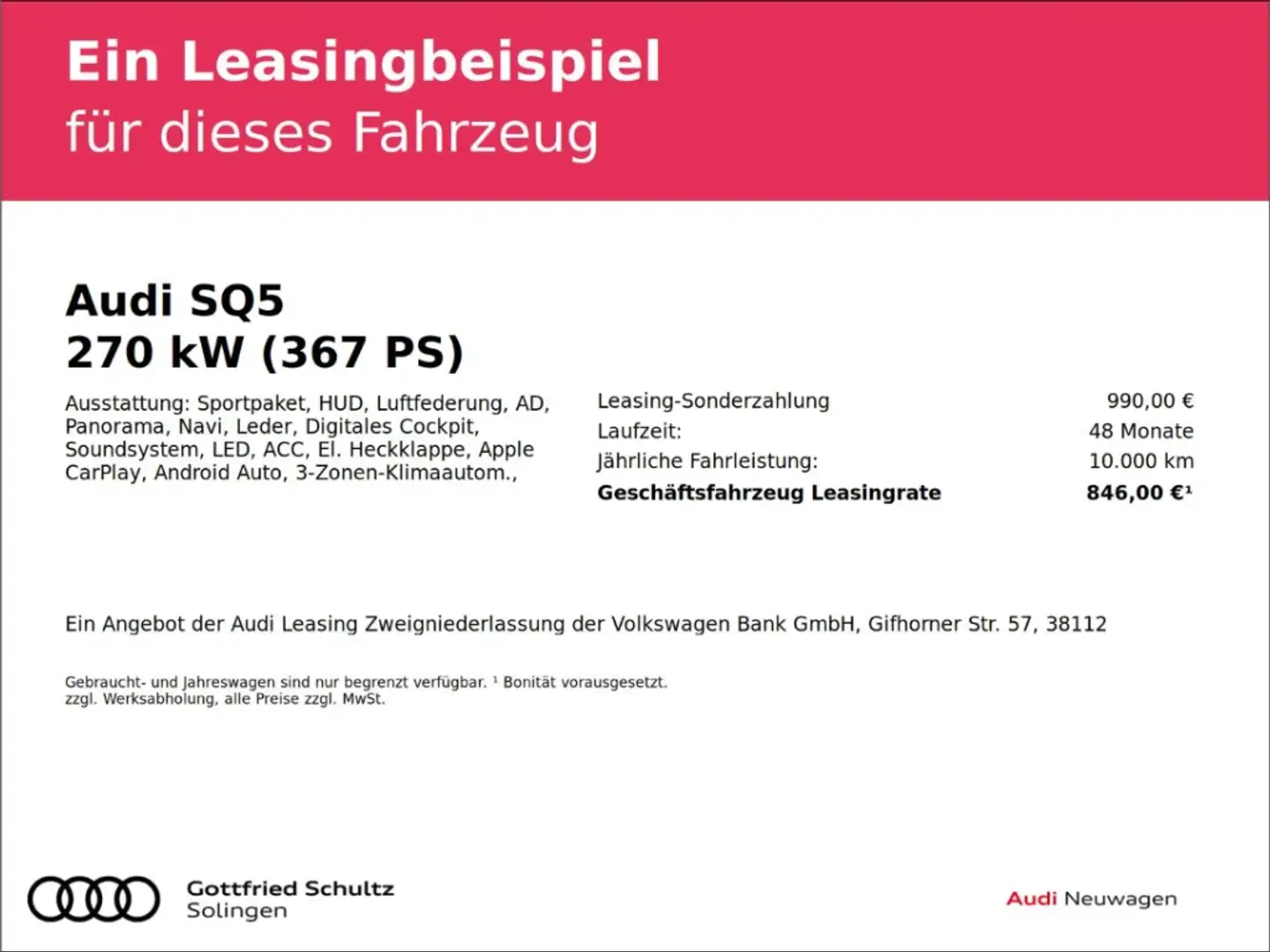 Audi SQ5 SUV TFSI quattro Matrix Headup S-Modell Grau - 2