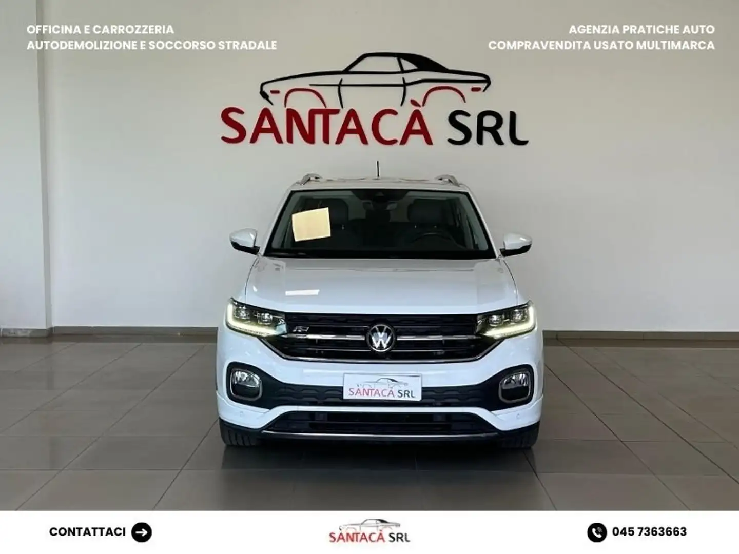 Volkswagen T-Cross T-Cross 1.0 TSI Advanced 110 CV DSG Blanc - 2