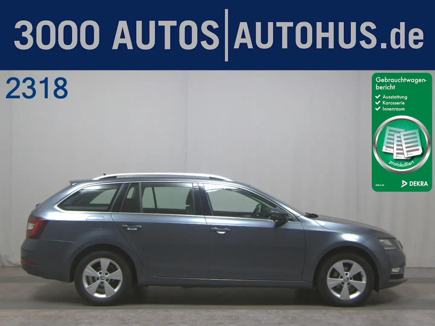 Skoda Octavia Kombi 1.6 TDI Style Navi LED AHK Grau - 1