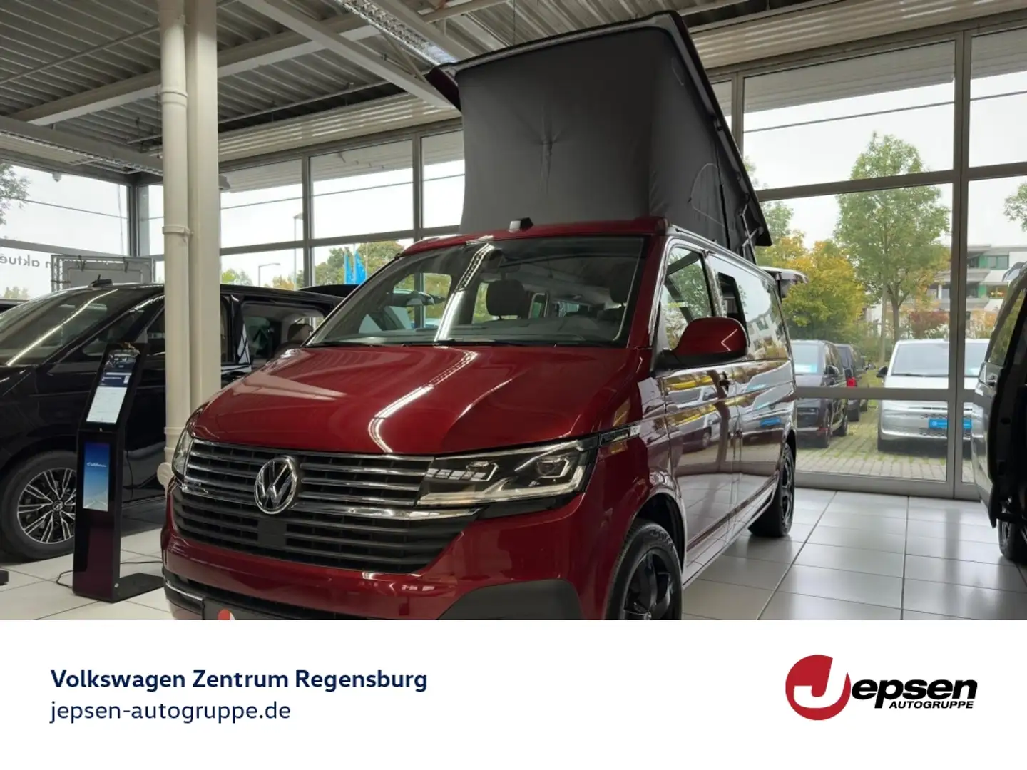 Volkswagen T6.1 California BeachTour DSG 4Motion AHK STHZ Rot - 1