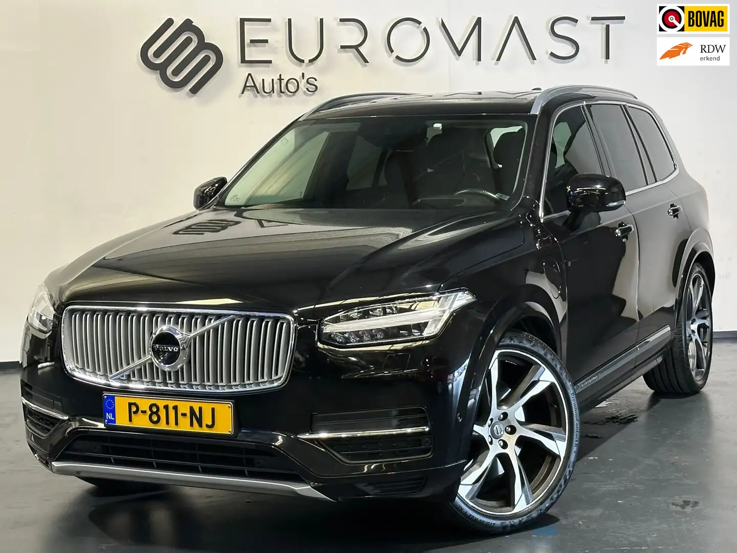 Volvo XC90 2.0 T8 Twin Engine AWD Inscription Navi Panoramada Zwart - 1