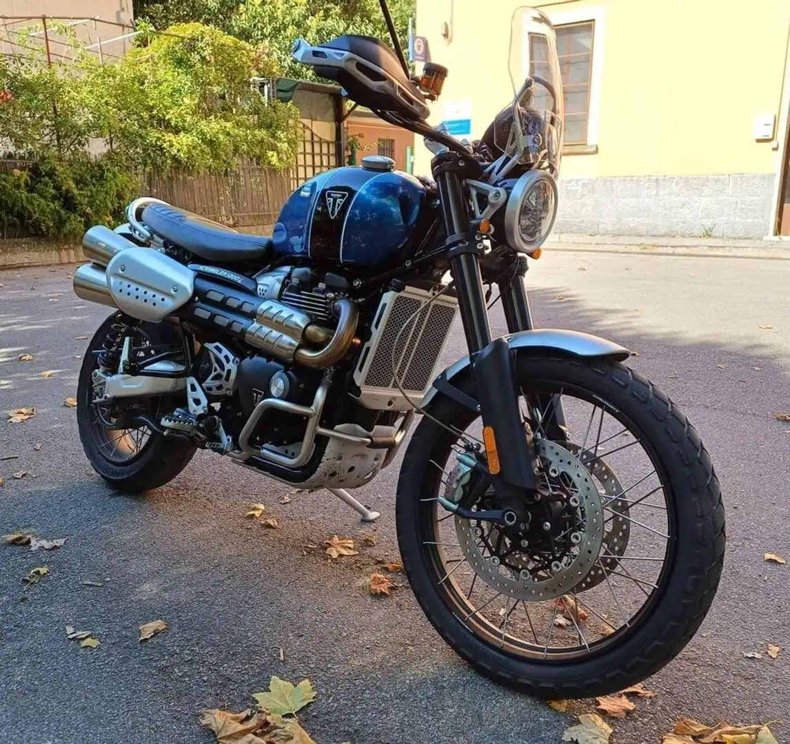 Triumph Scrambler Niebieski - 2