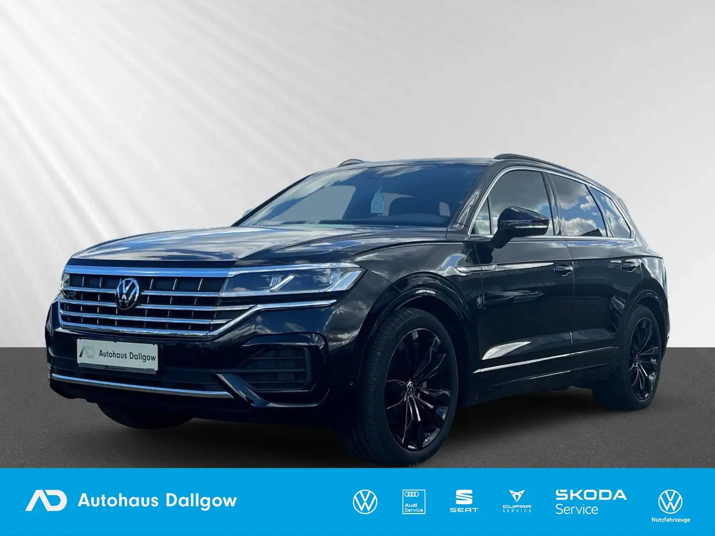 Volkswagen Touareg R-Line 3,0 V6 TDI AHK LED+PDC+Navi+Luff+ Schwarz - 1