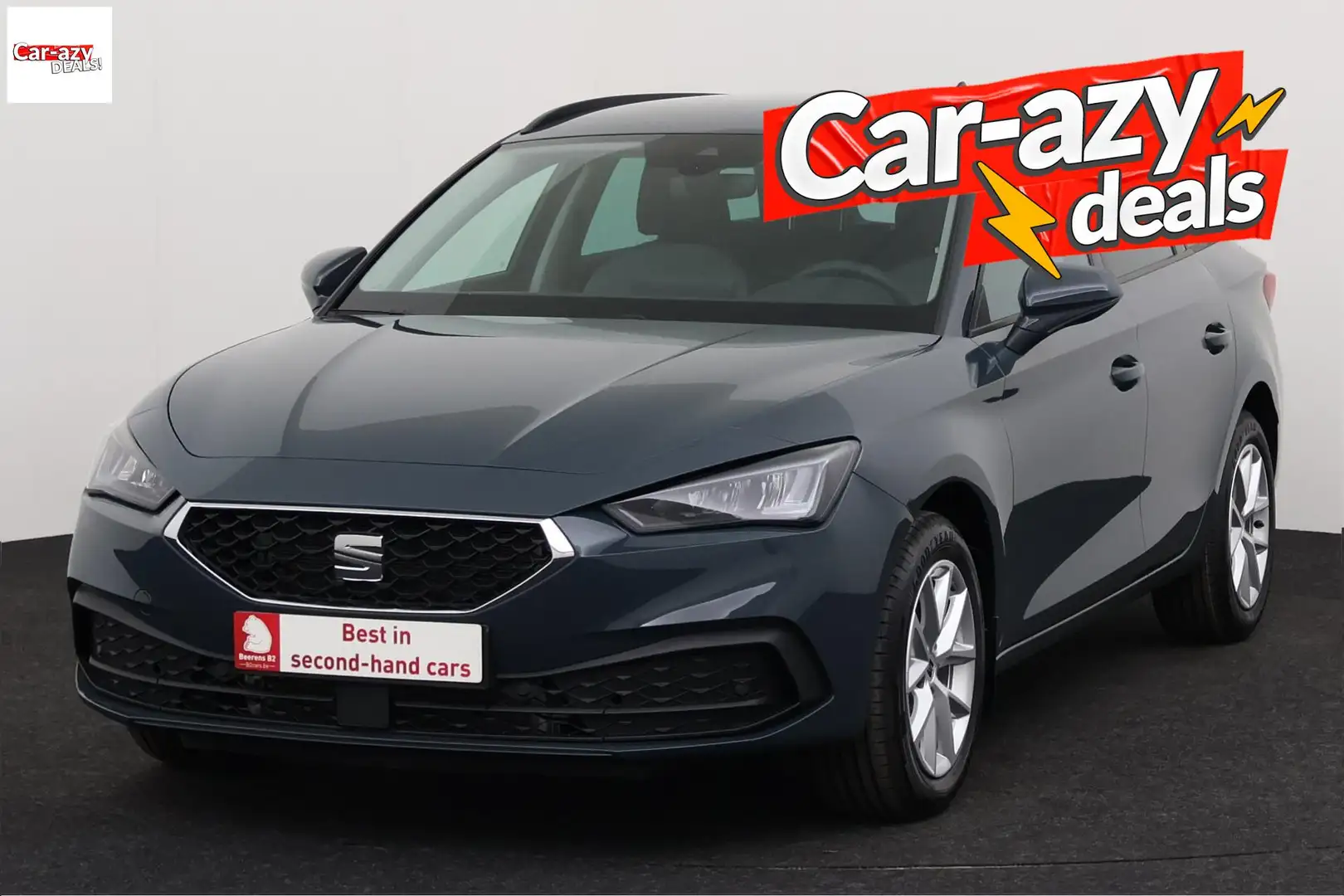 SEAT Leon SW 1.5eTSI DSG + CARPLAY + PDC + ALU Grijs - 1