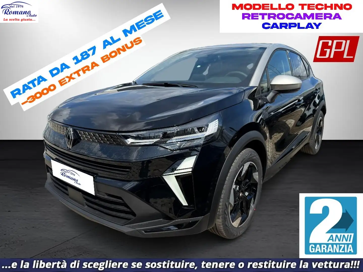 Renault Captur TCe 100 CV GPL Techno Nero - 1
