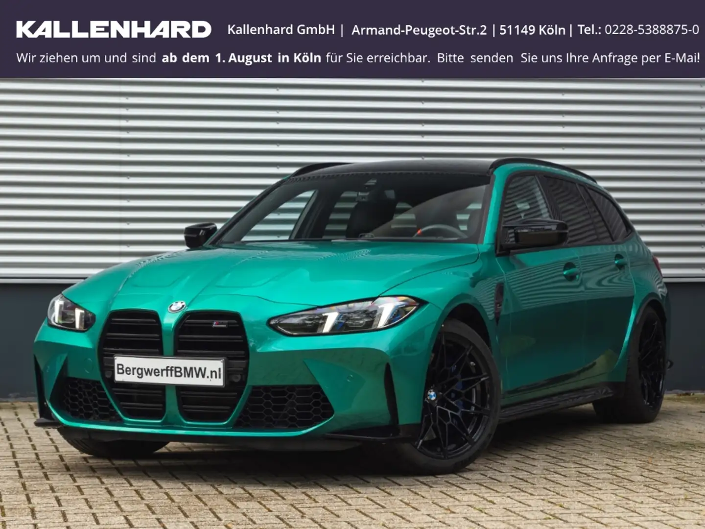 BMW M3 Competition Touring xDrive-LCI-Head-Up-Harman-Kard Grün - 1