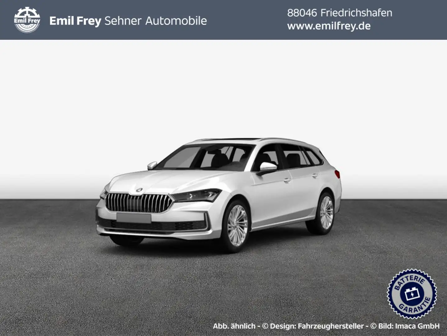 Skoda Superb Combi 1.5 TSI iV DSG Sportline 110 kW, 5-tü Weiß - 1