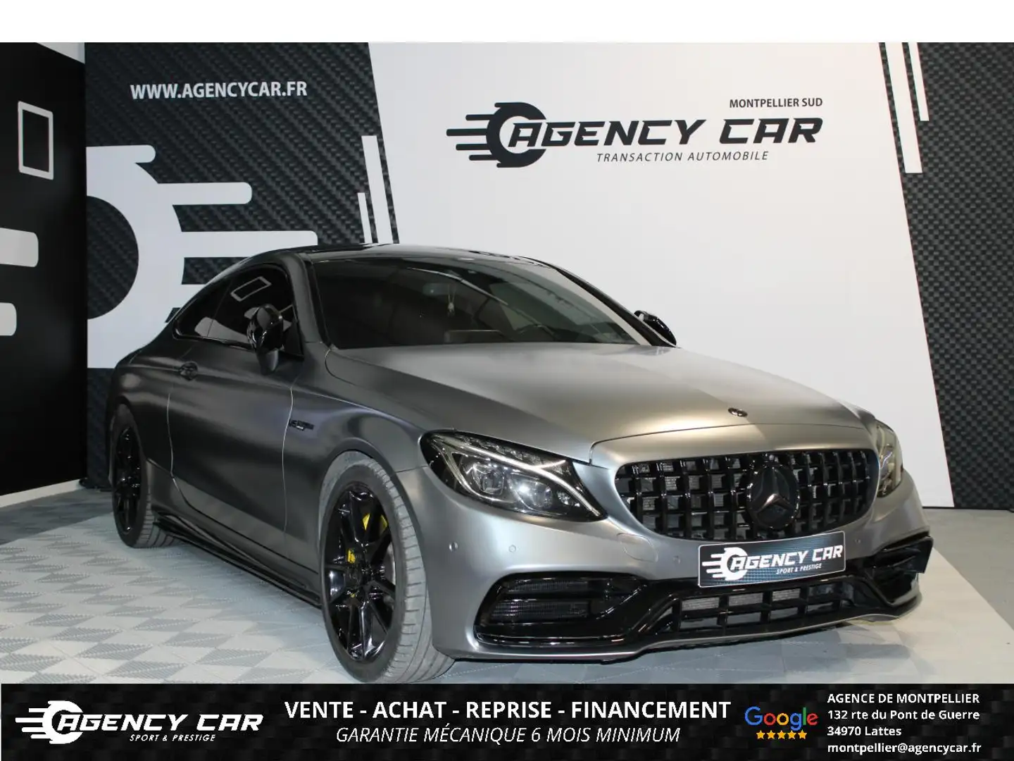 Mercedes-Benz C 43 AMG Coupé C 43 AMG- BVA 9G-Tronic - 4-Matic - SUIVI MERCEDES Grijs - 1