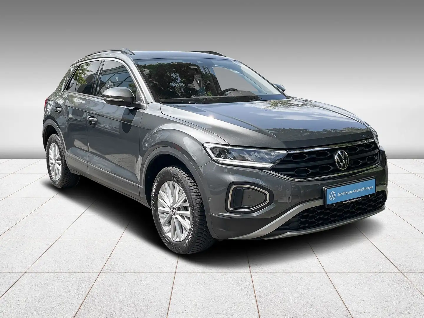 Volkswagen T-Roc 1.0 TSI Life PDC Klima Navi Sitzhzg Grau - 2