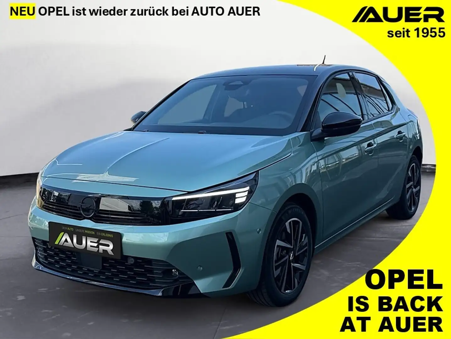 Opel Corsa 1,2 Turbo YES Aut. | ab 23.360,- Grün - 1