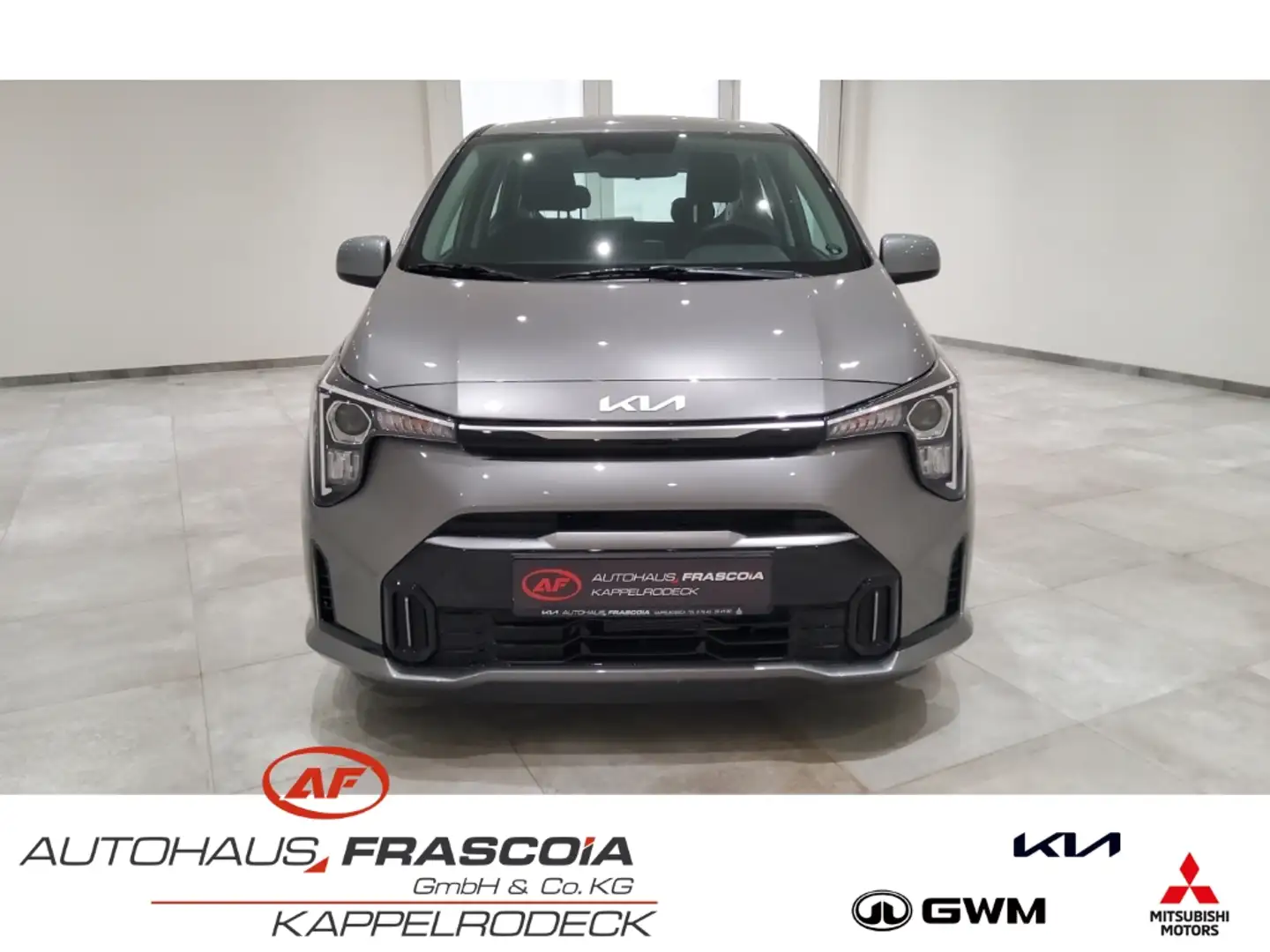Kia Picanto 1.0 VISION Navi PDC SHZ Rückfahrkam Bluetooth Appl Grau - 2