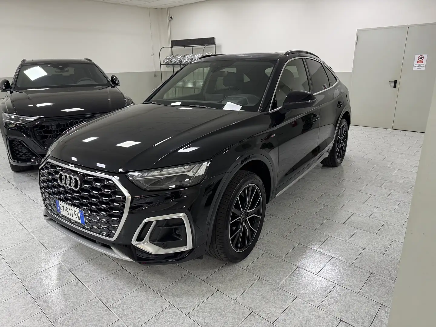 Audi Q5 Sportback 40 2.0 tdi mhev 12V S line Plus quattro Nero - 2