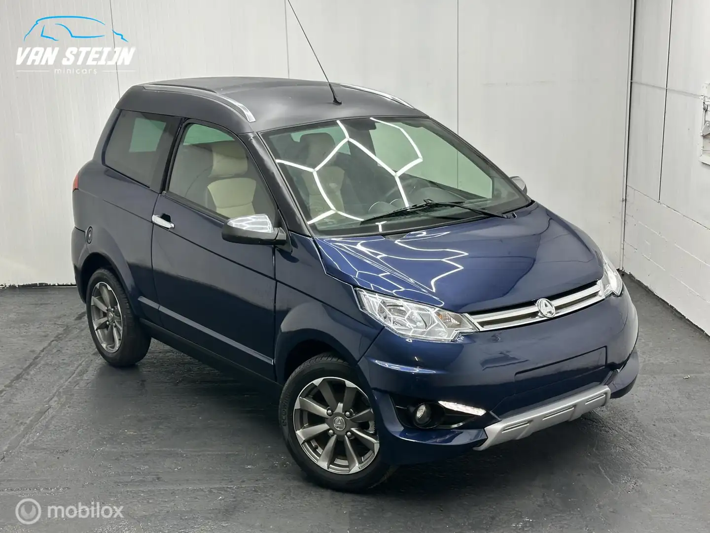 Aixam Crossover Brommobiel Premium | Top Staat | 15dkm Blauw - 2