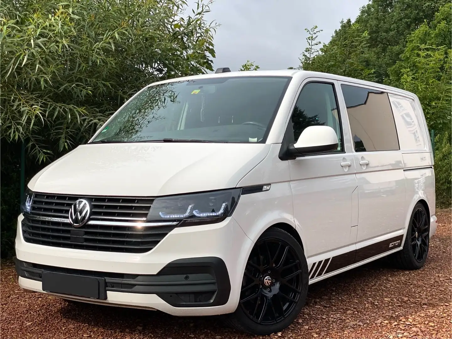 Volkswagen T6 Transporter T6.1 Transporter 2.0*Multivan Optik*LED*20 Zoll* Weiß - 2