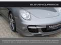 Porsche 997 Turbo Coupé *Schalter, deutsches Fahrzeug* Grijs - thumbnail 12