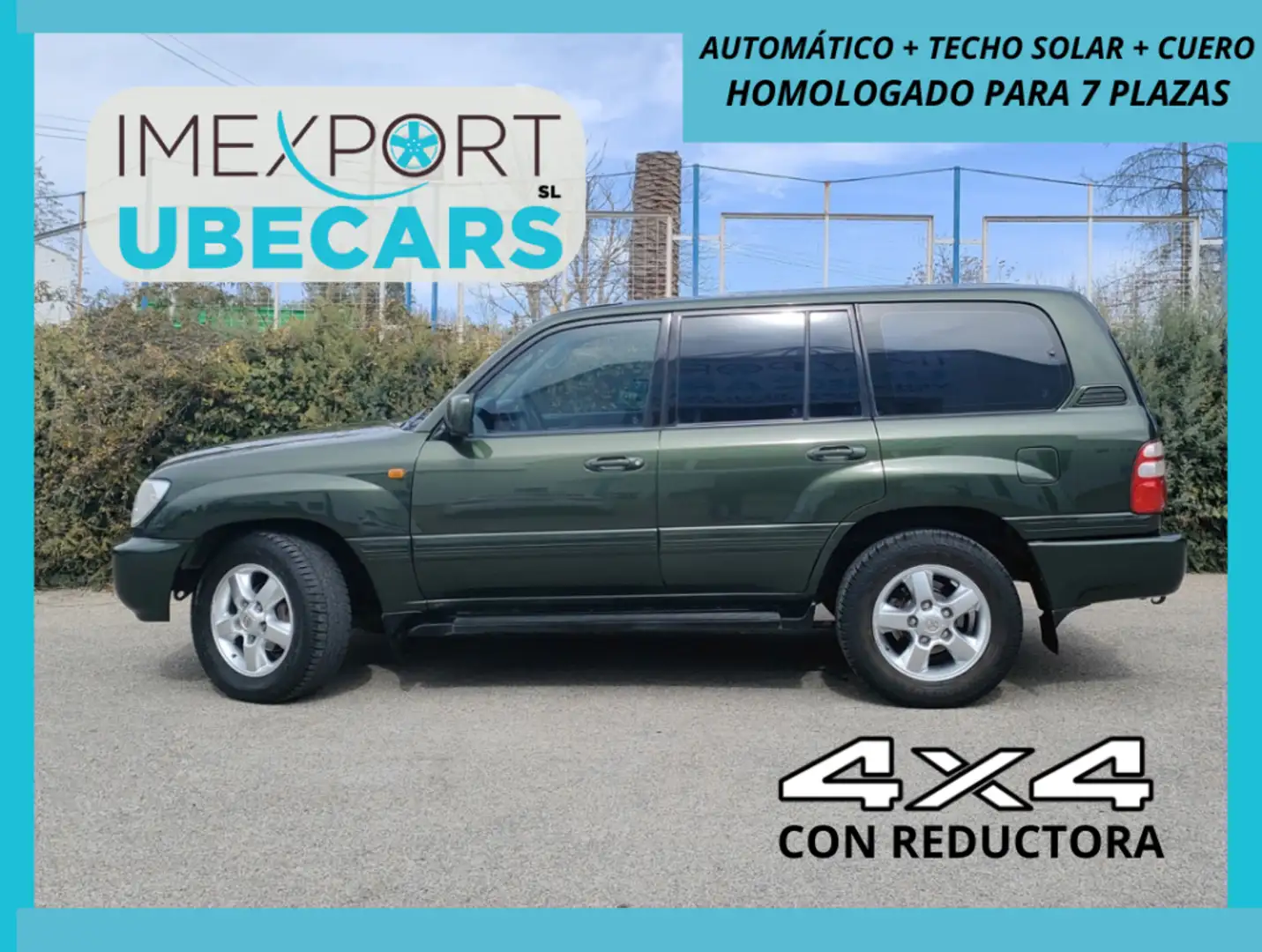 Toyota Land Cruiser 100HDJ 4.2 TD VX Aut. Yeşil - 1