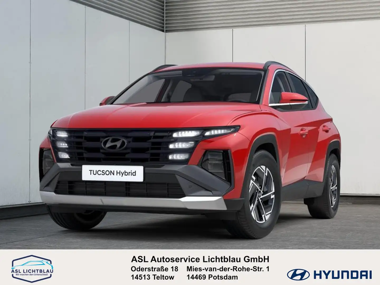 Hyundai TUCSON FL HEV 1.6 T-GDi 6-AT 2WD SELECT Design-Paket 1.6 Red - 1