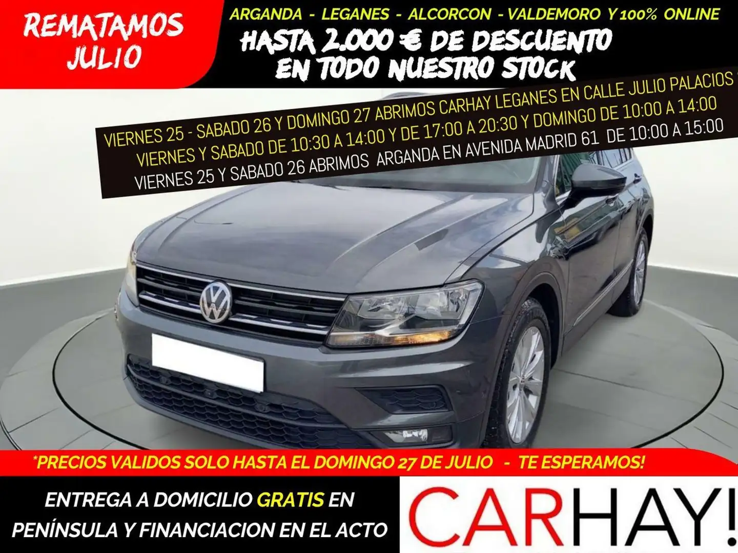 Volkswagen Tiguan 1.4 TSI COMFORTLINE BMT Gris - 1