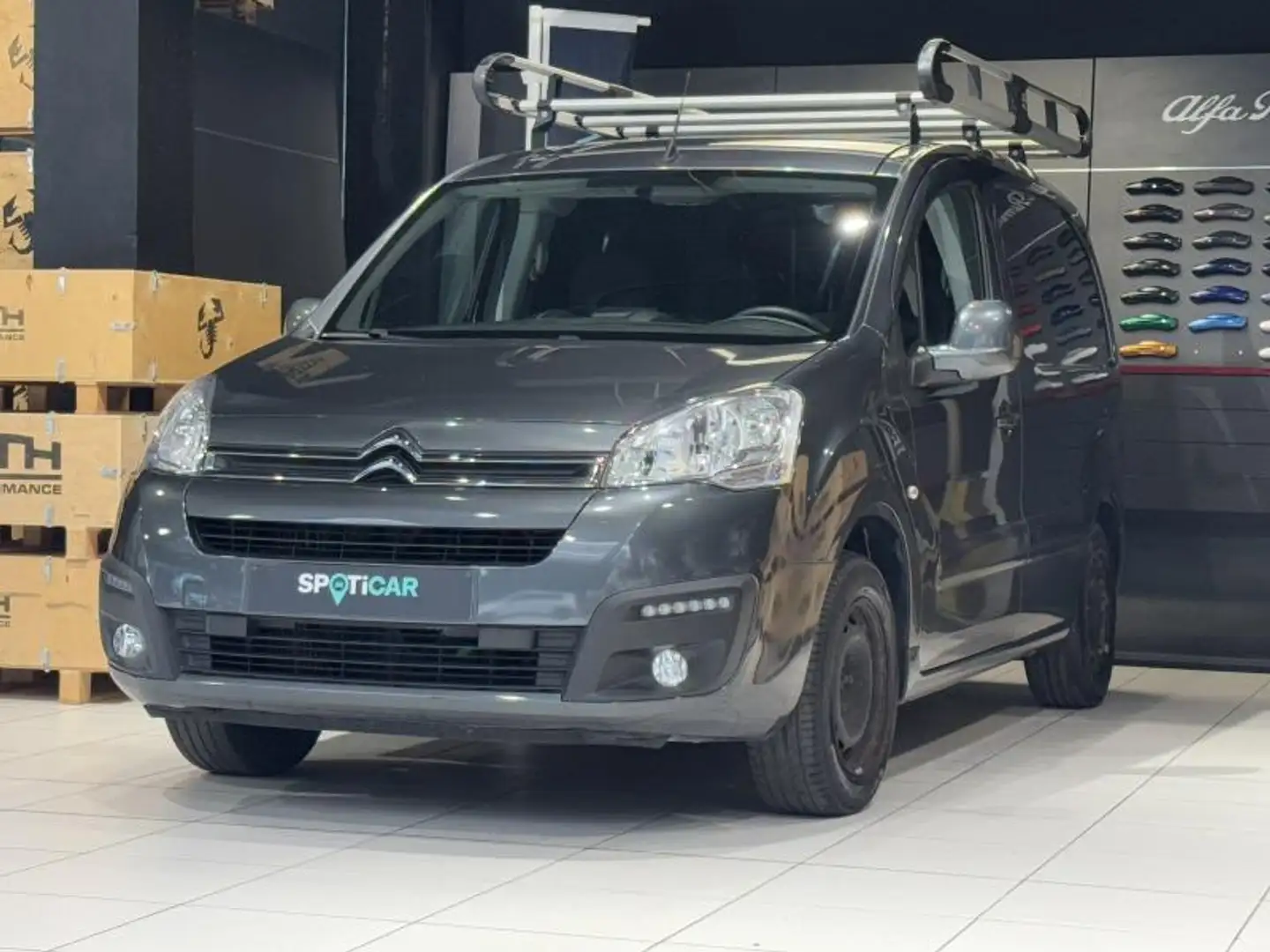 Citroen Berlingo 1.6 BlueHDi 100 ch - Garantie 12 mois Gris - 1