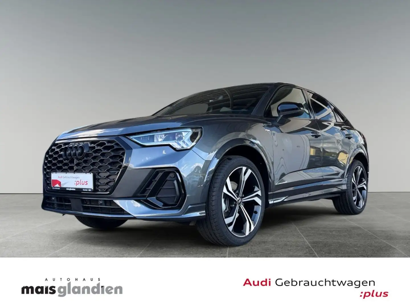 Audi Q3 Sportback 35 TFSI 2x S line AHK LED Navi+ Klima Gris - 1