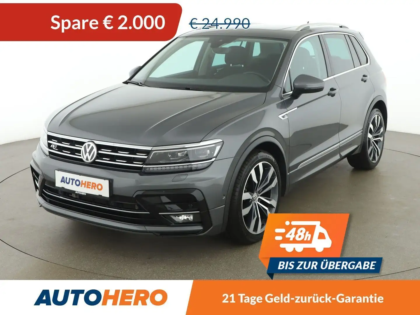 Volkswagen Tiguan 1.4 TSI ACT Highline BMT R-Line Aut. *LED*ACC*AHK* Grau - 1