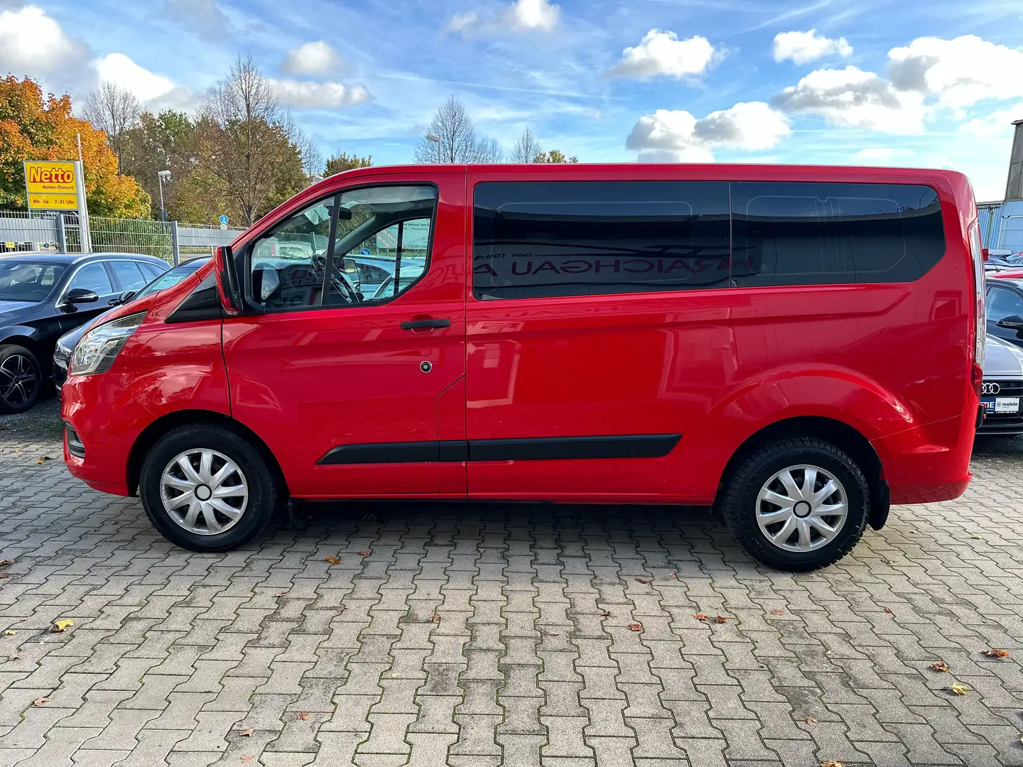 Ford Transit 2.0 EcoBlue*9-Sitze*AHK*Navi*2xKlima*Parkpilot Rot - 2