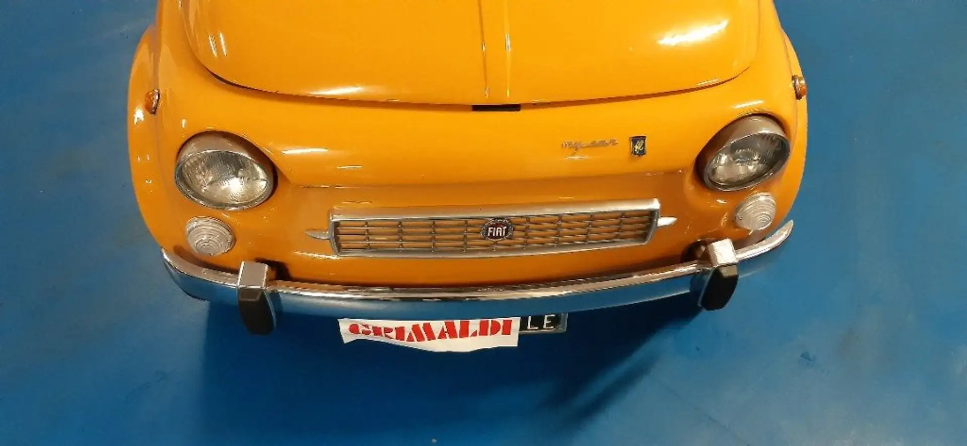 Fiat 500 FRANCIS LOMBARDI MY CAR **RESTAURATA** Amarillo - 2