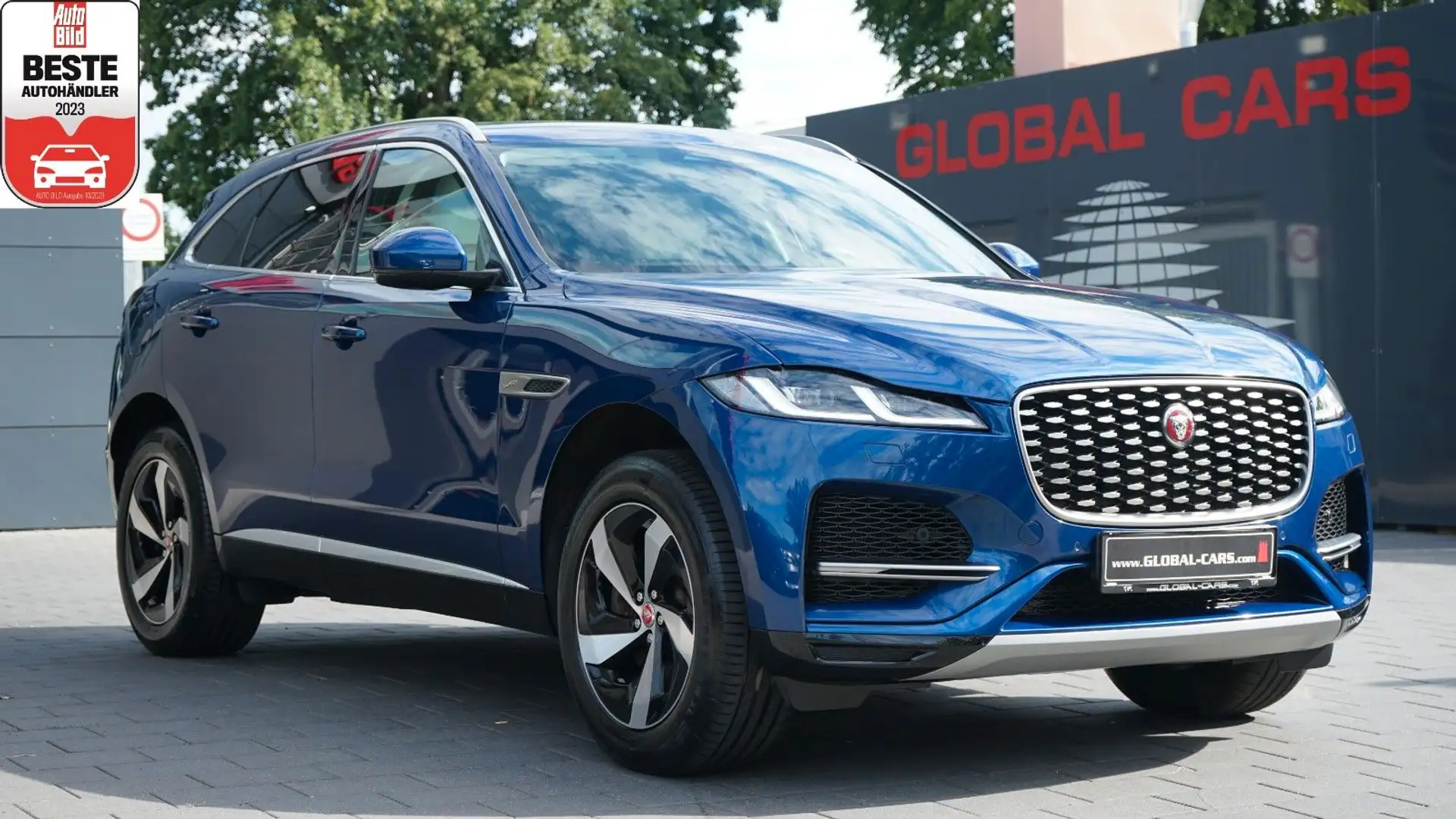 Jaguar F-Pace F-PACE P400e S AWD*PLUG-IN*MASSAGE*ACC*VIRTUAL* Blau - 1