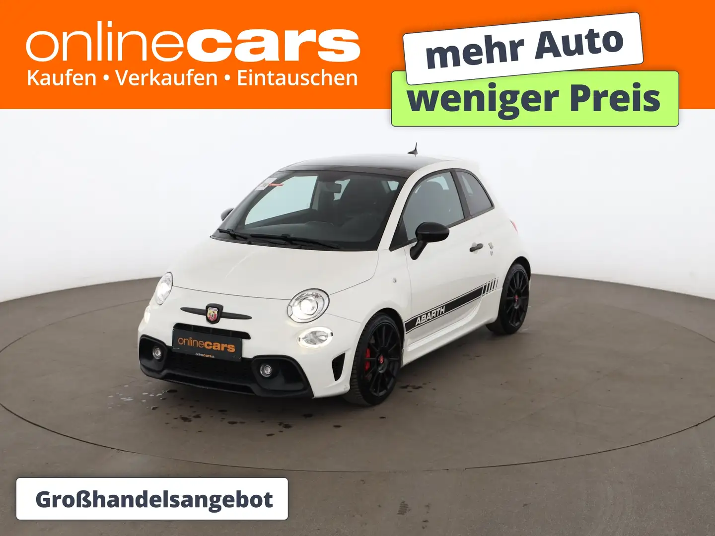 Abarth 595 Competizione 500 1.4 T-Jet  Aut XENON SKY NAVI Weiß - 1